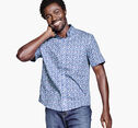 Textured Cotton Short-Sleeve Shirt image number null