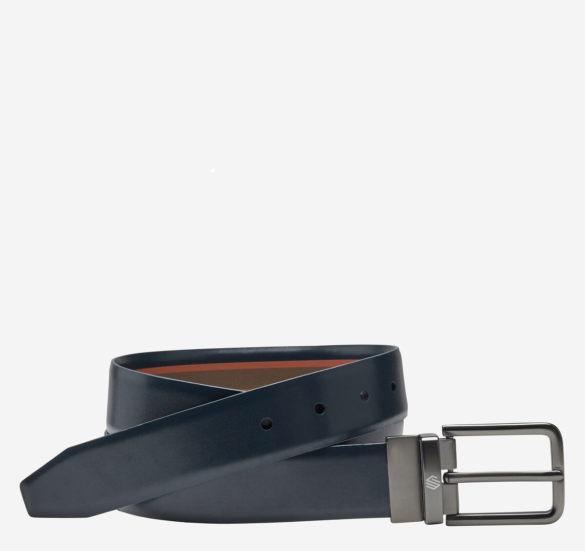 Reversible Printed Leather Belt image number null