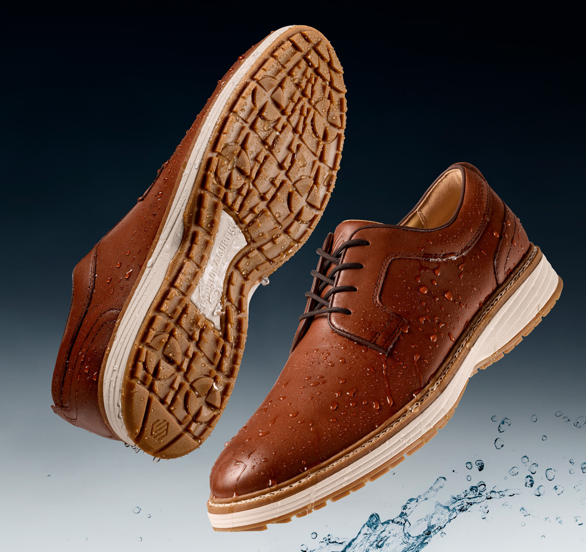 Men's Upton GL1 Luxe Hybrid in Tan Waterproof Full Grain