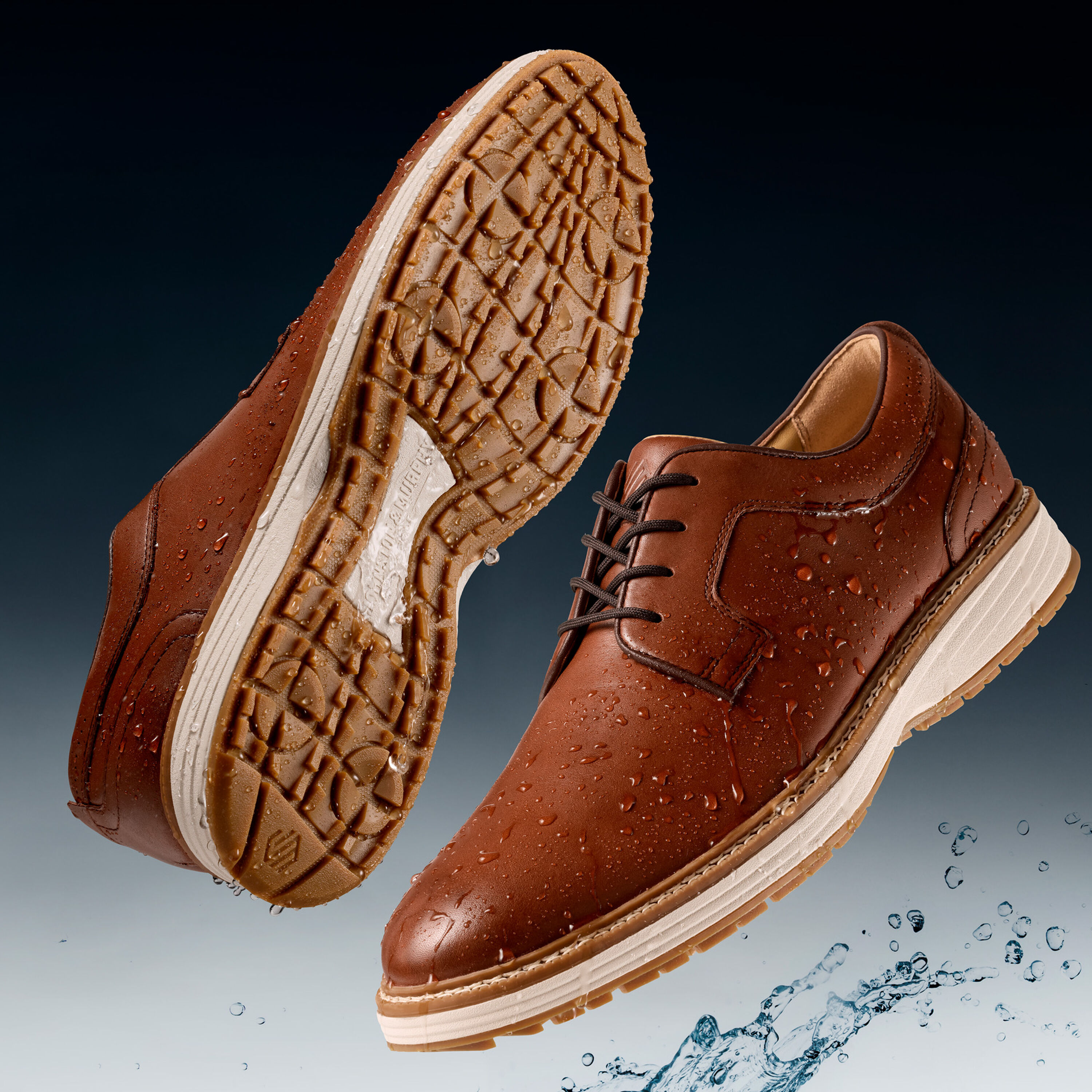 Johnston & Murphy Upton GL1 Dress/ Golf  Luxe Hybrid Shoe Johnston and Murphy Golf Shoes at Bigfoot Mountain Outfitters main image 4