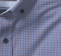 Long-Sleeve Twill Checked Shirt image number null