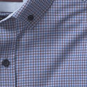 Long-Sleeve Twill Checked Shirt image number null