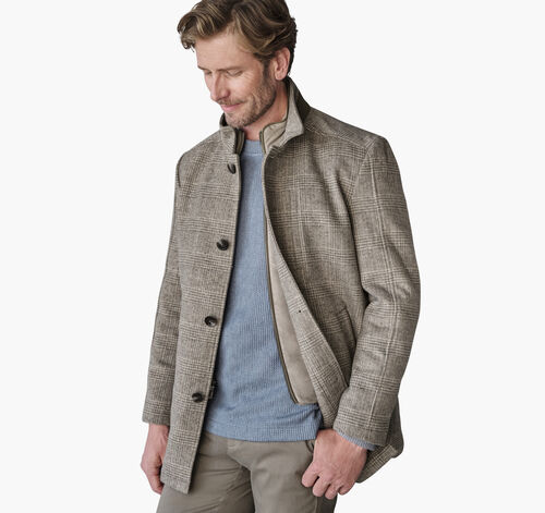Upton Car Coat - Dark Oyster