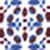 Logan Printed Long-Sleeve Shirt - Blue/Burgundy Mini Burst