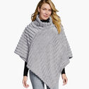 Reversible Faux-Fur Poncho image number null