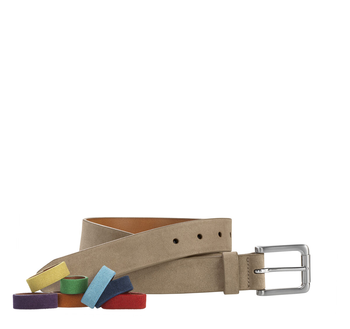 Suede Multi-Loop Belt&nbsp; image number null