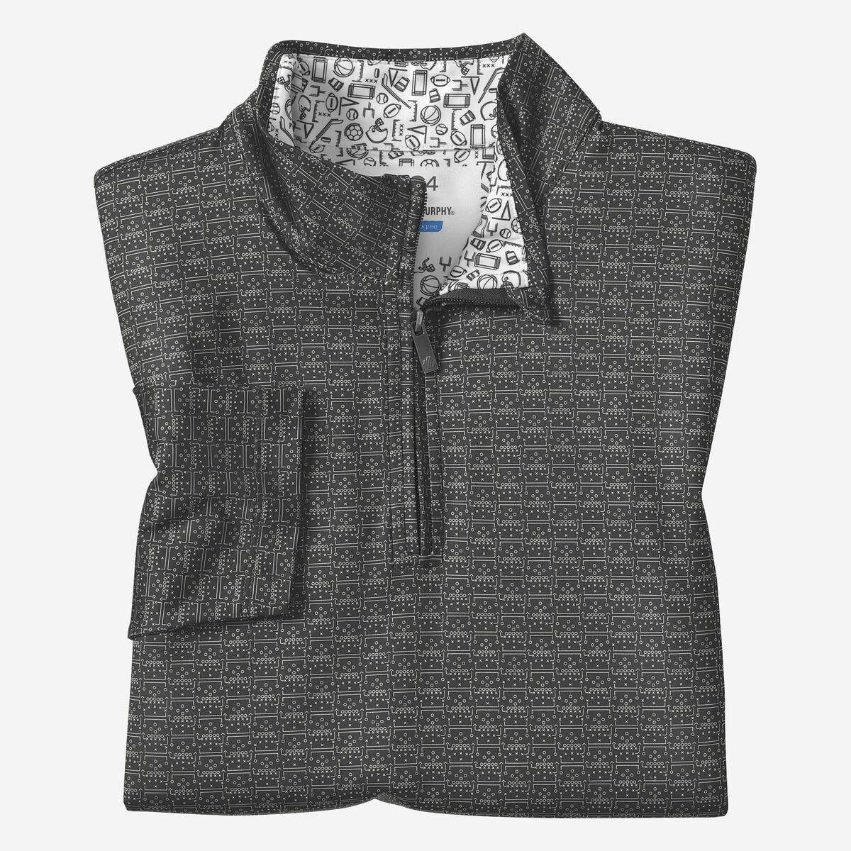 Game Day XC4® Plays Print Quarter-Zip image number null