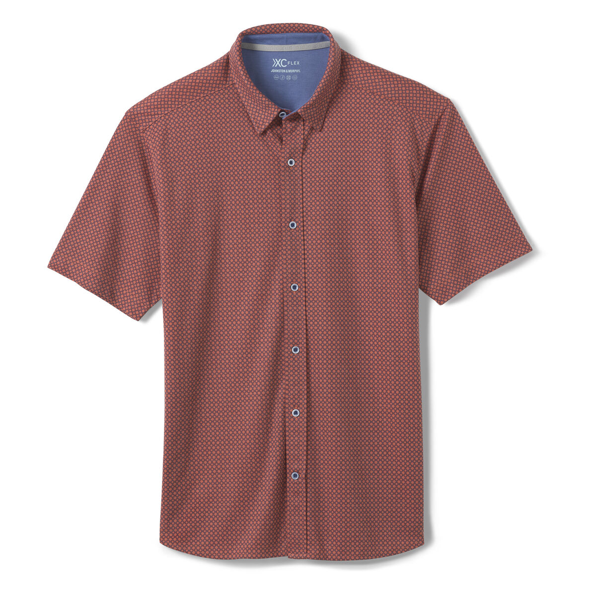 XC Flex&reg; Short-Sleeve Print Knit Shirt image number null