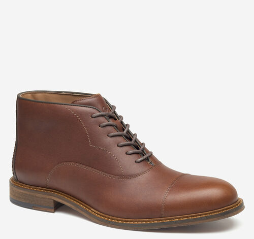 Ripley Cap Toe Boot - Mahogany Full-Grain Leather