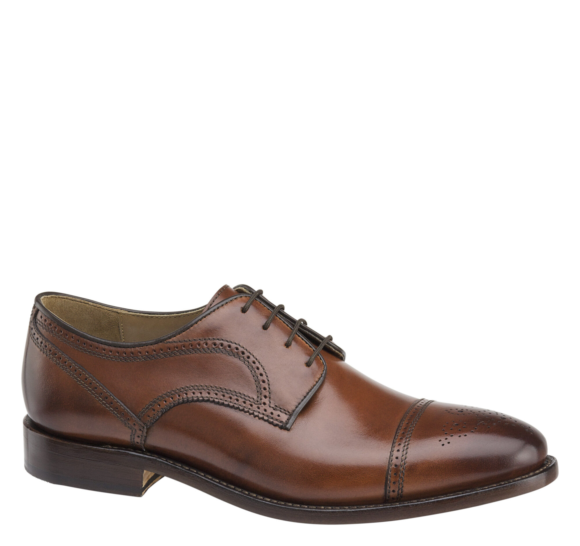 johnston murphy cap toe shoes