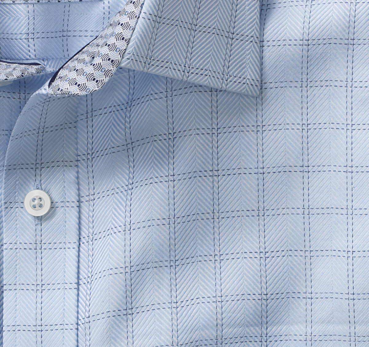 Herringbone Dash Windowpane Shirt image number null