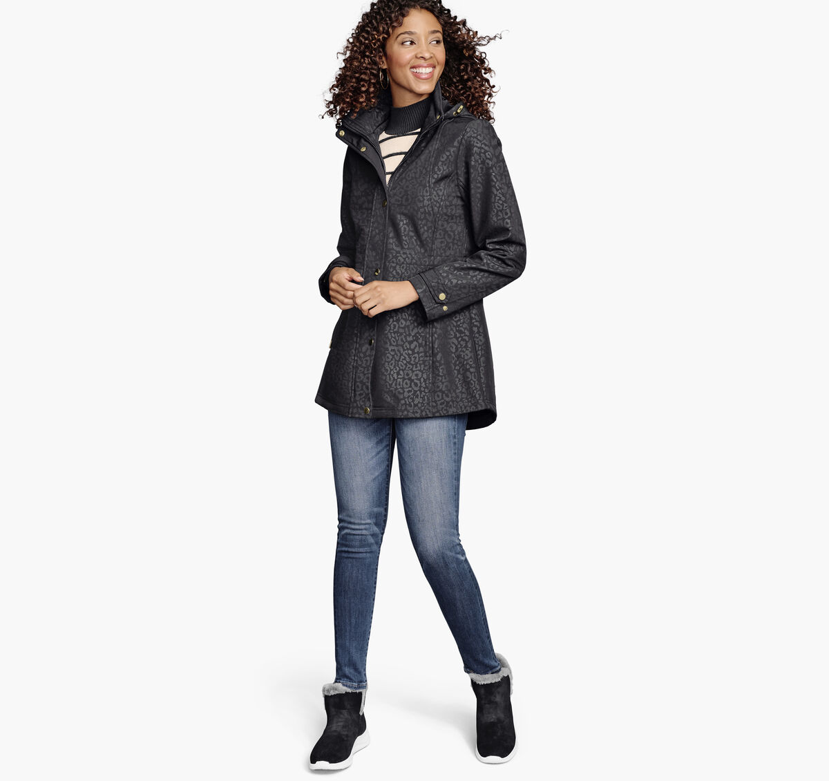 Leopard Soft Shell Jacket image number null