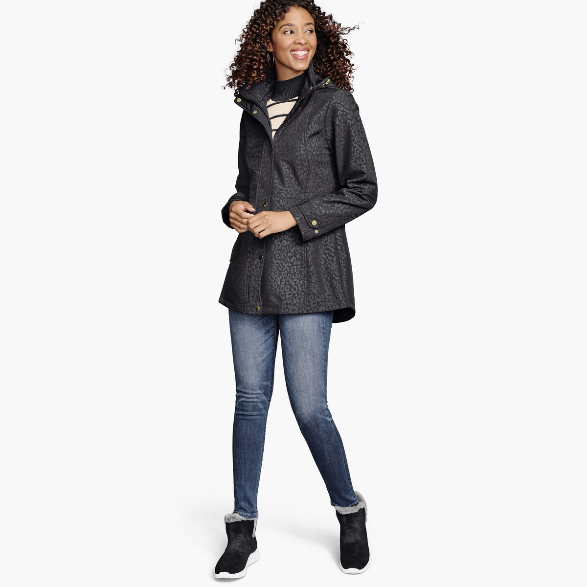 Leopard Soft Shell Jacket image number null