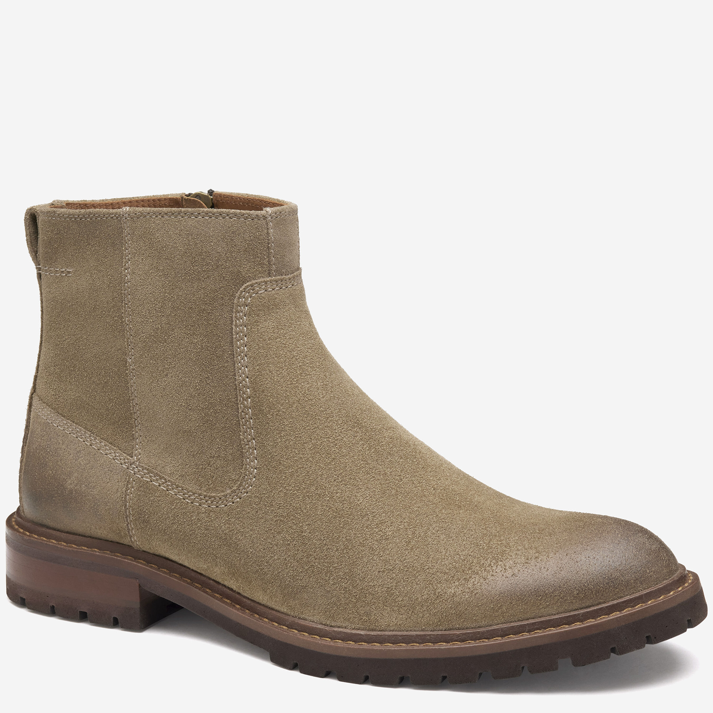 Brand New Taupe Suede Limited Ed. Chelsea Boots TEXTO taupe suede Chelsea boots - Ankle Boots Women | ERAM main image 3