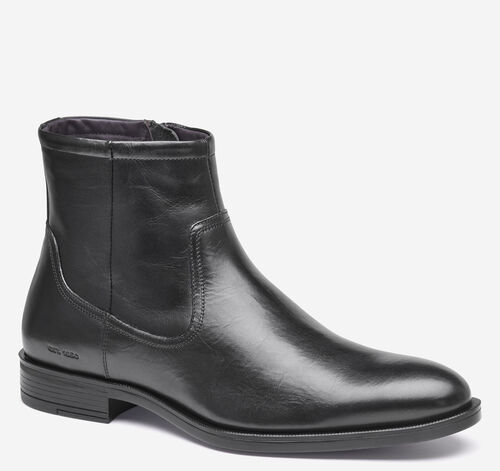 Conlin Inside-Zip Boot - Black European Full-Grain Leather