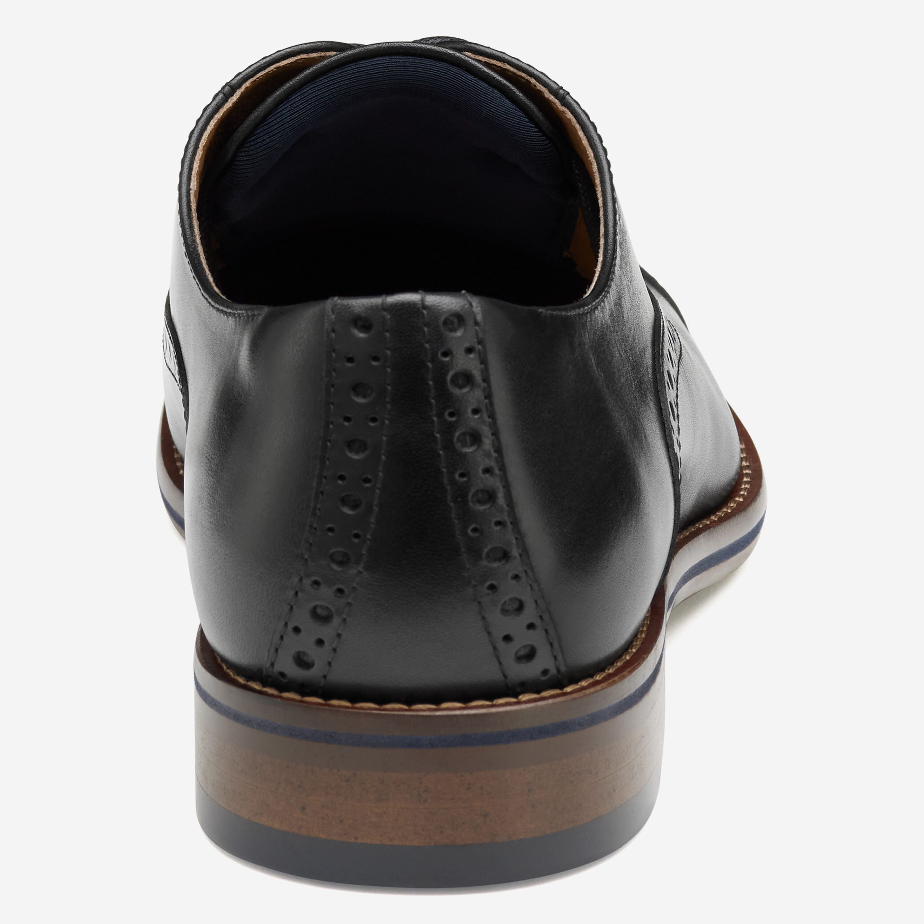 Johnston & Murphy Concard 2.0 Cap Toe Leather Dress Shoes Black Sz 10 J & M Conard 2.0 Cap Toe Black — Isaac Baker Menswear main image 3