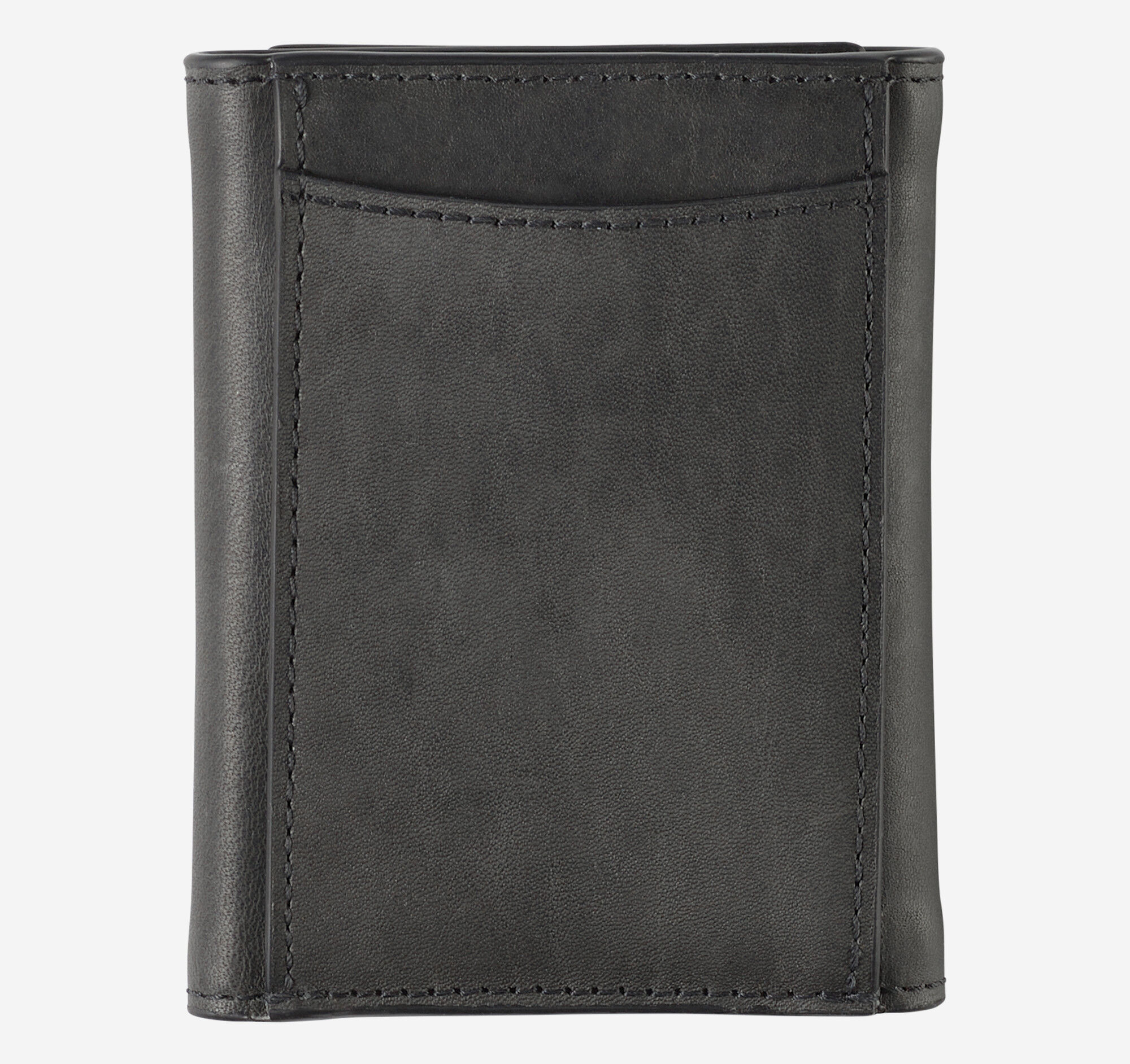 Men's Rhodes Trifold Wallet in Black Full Grain | Johnston & Murphy
