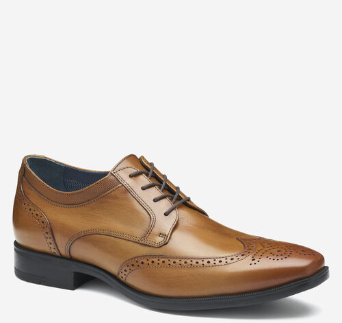 Gibbons Wingtip - Tan Full-Grain
