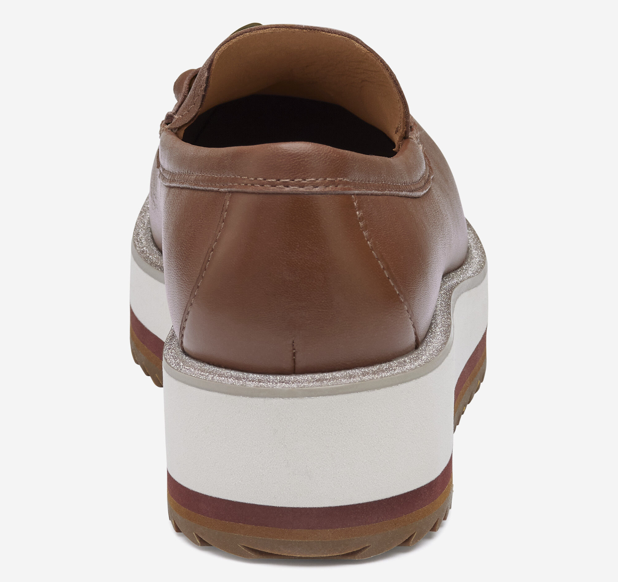 Women's Gracelyn Chain Loafer in Cognac Glove Leather | Johnston