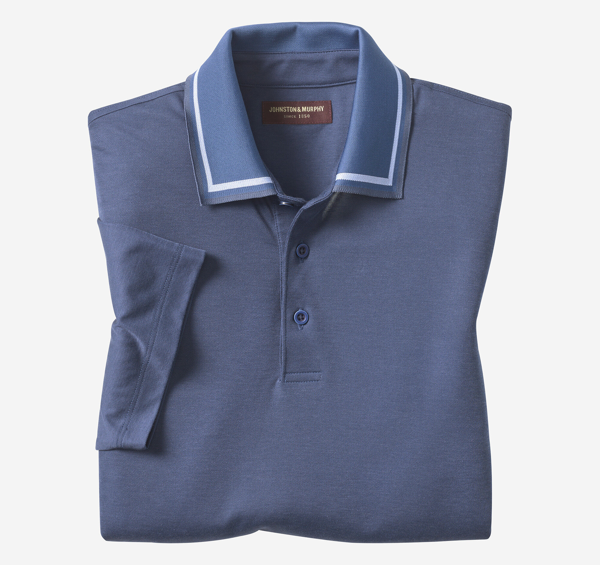 Tipped-Collar Polo
