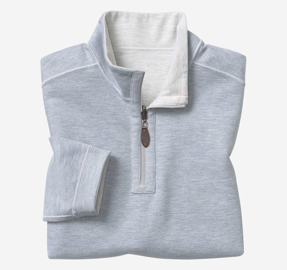 Reversible Solid Quarter-Zip image number null