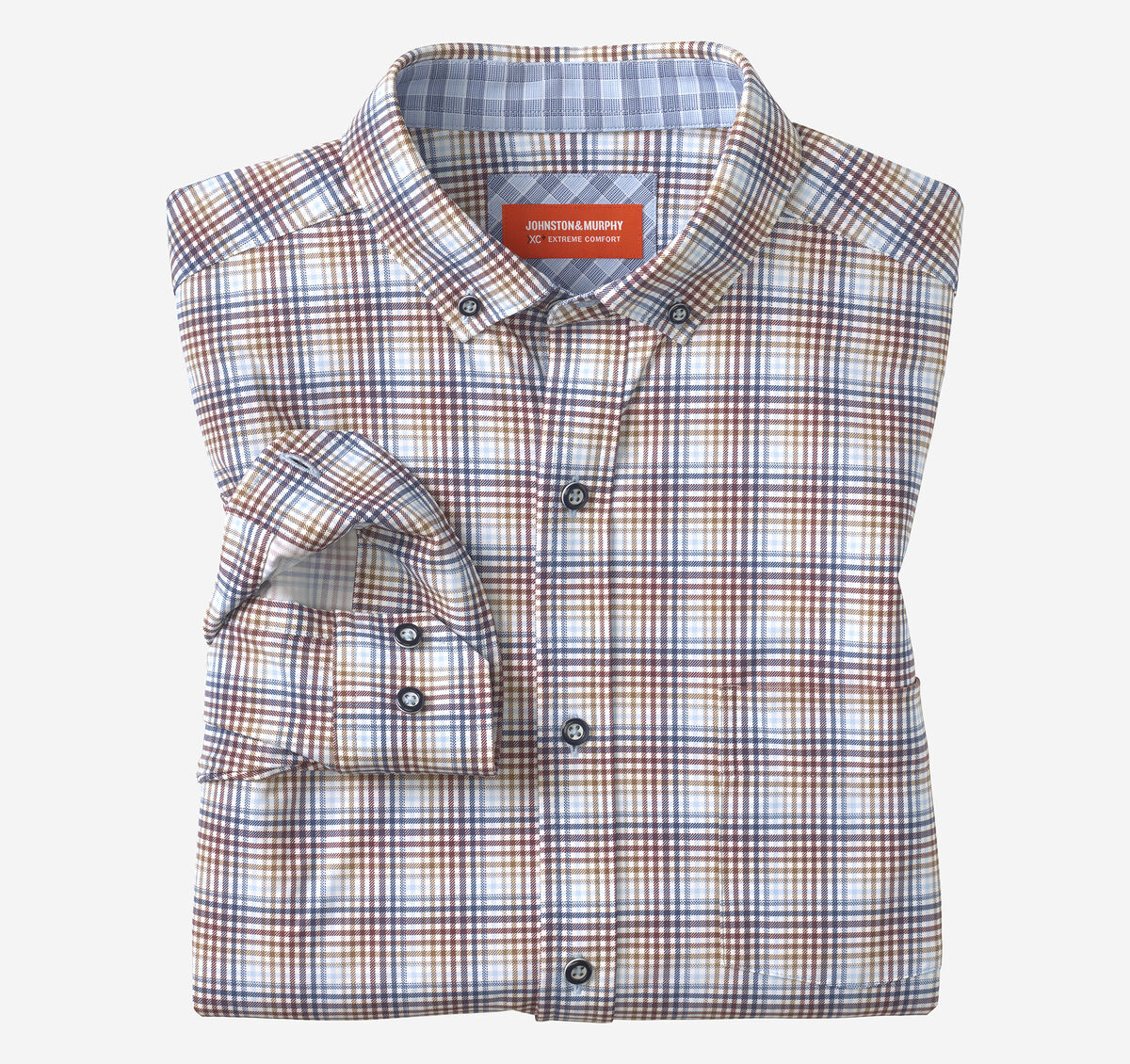XC+&trade; Motion Long-Sleeve Sport Knit Shirt image number null