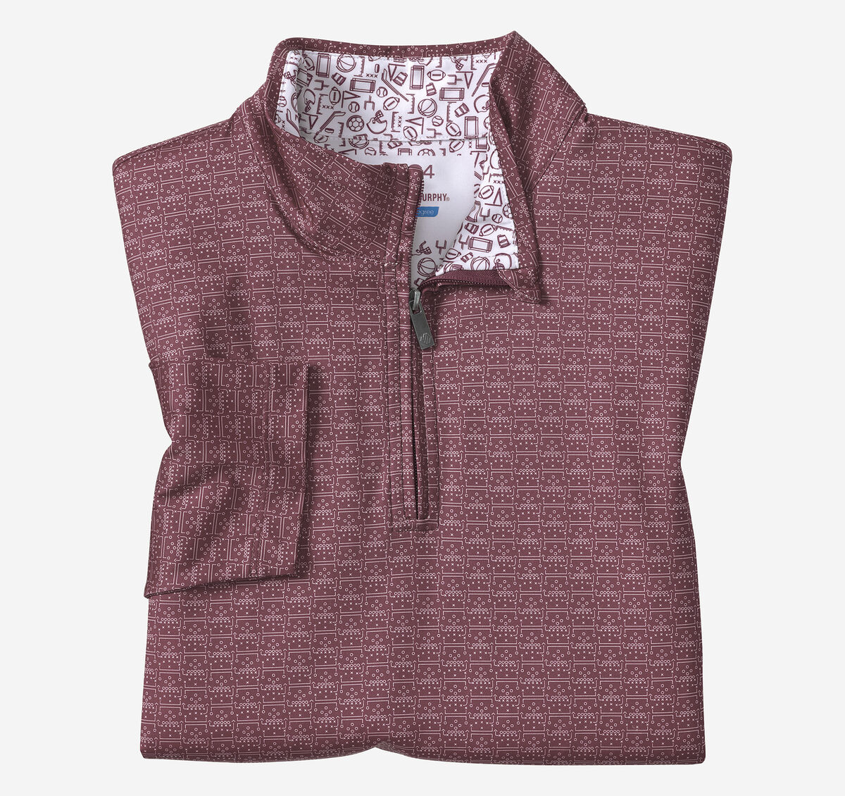 Game Day XC4&reg; Plays Print Quarter-Zip image number null