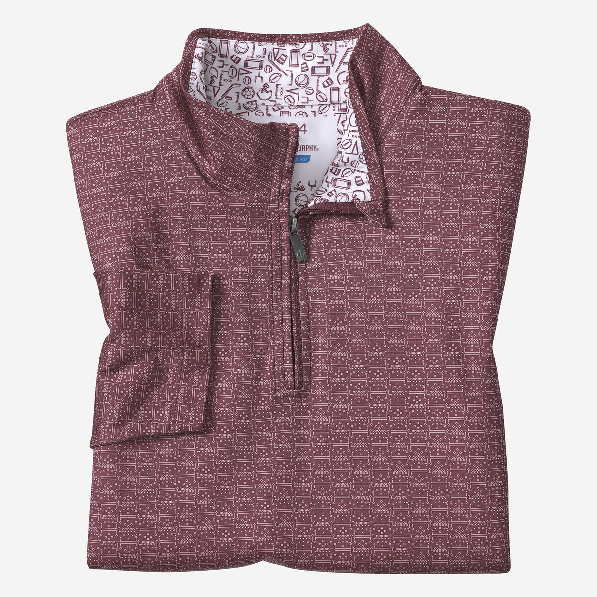 Game Day XC4® Plays Print Quarter-Zip image number null