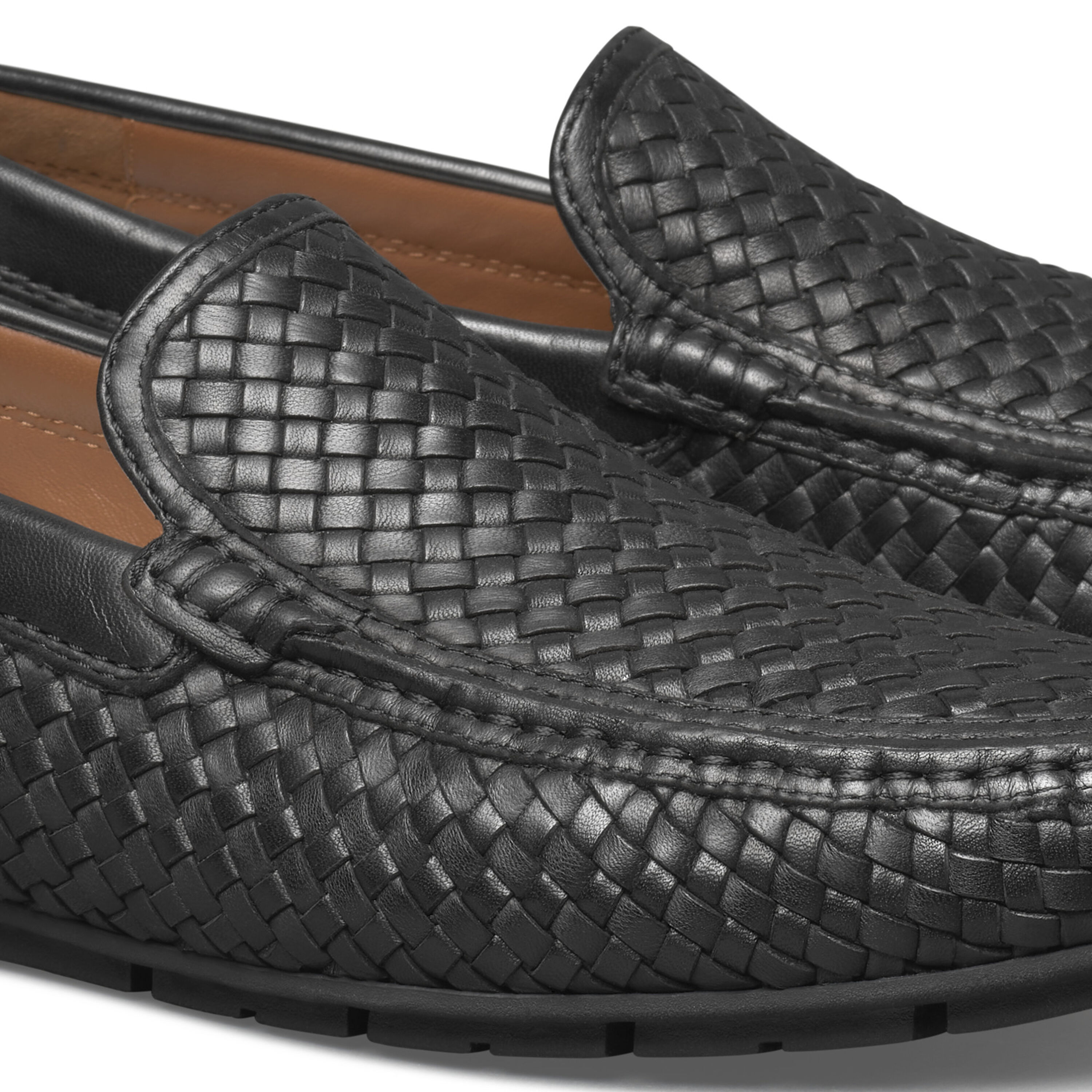 Johnston & Murphy Black Leather Slip-On Driving Moccasin Loafers Mens Size 9.5 Amazon.com | Johnston & Murphy Men main image 2