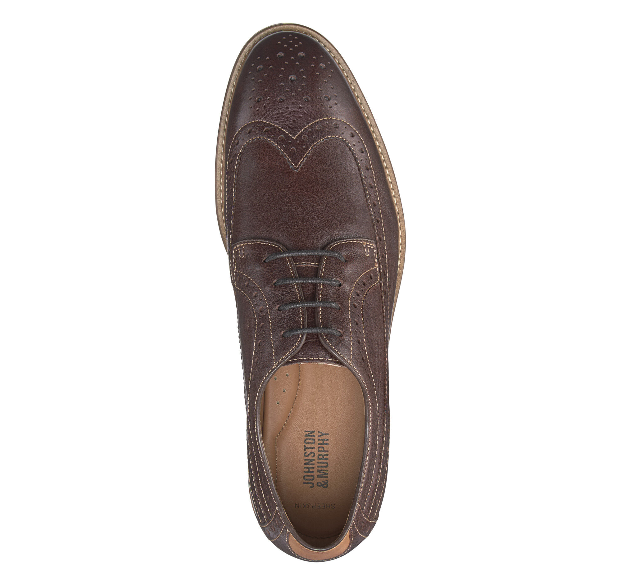 johnston and murphy warner wingtip boot