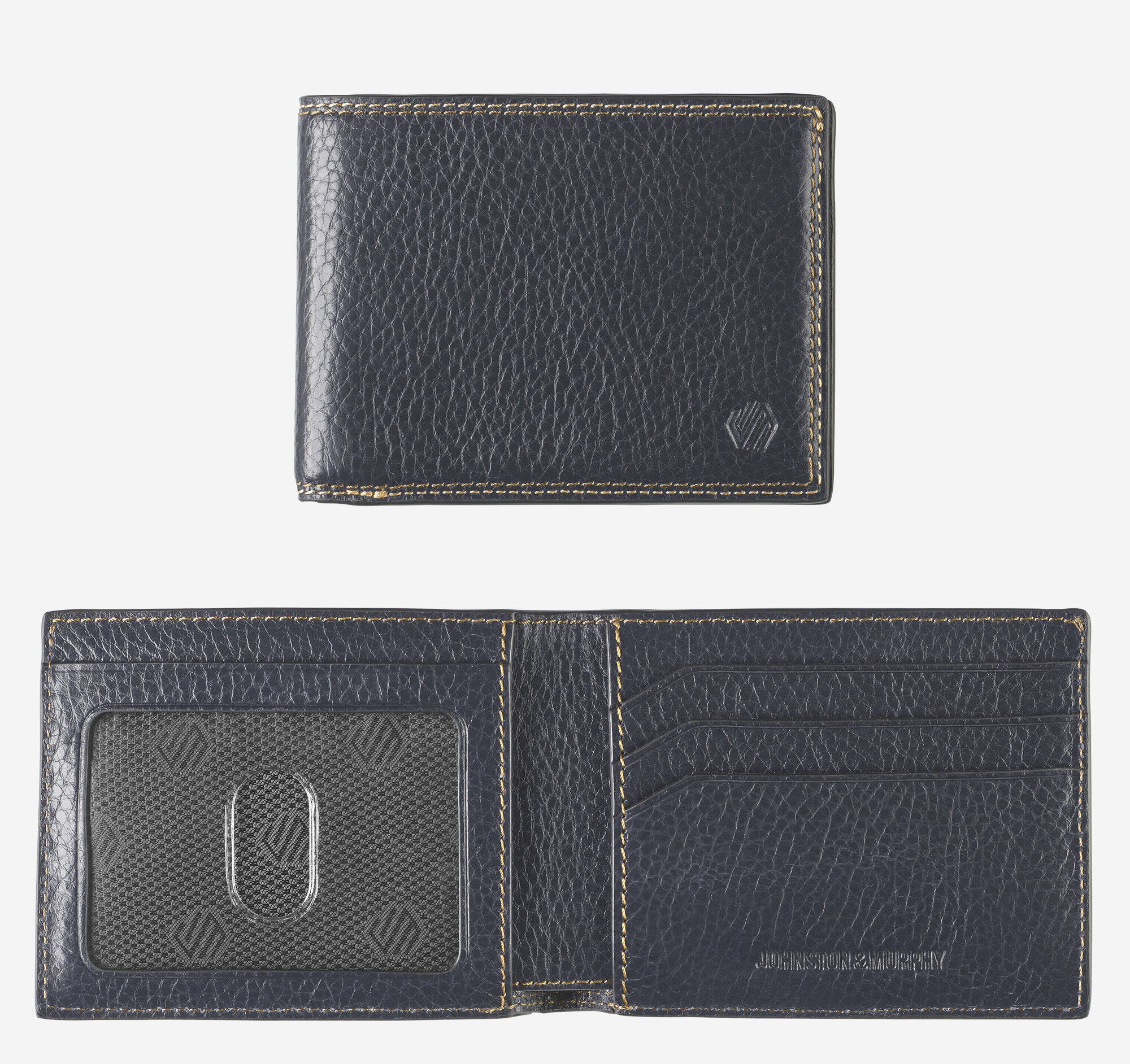 Men's Double Contrast Stitch Billfold Wallet | Johnston & Murphy