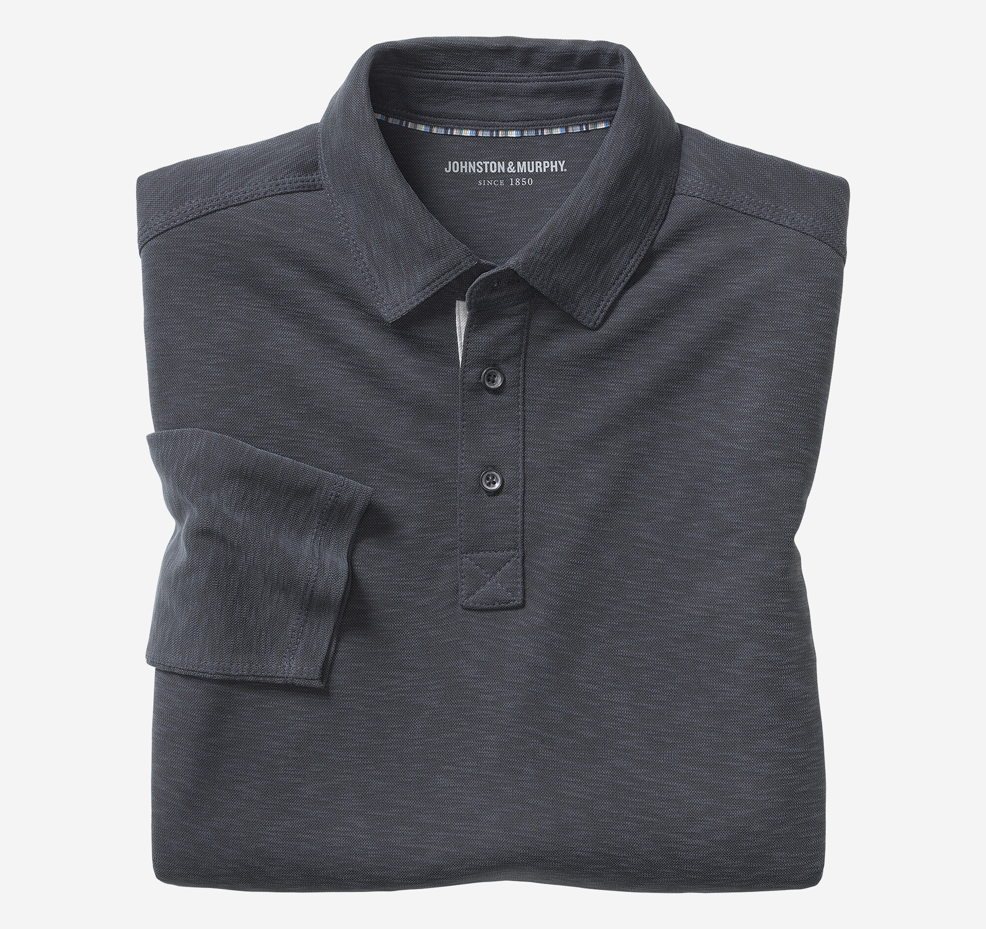 Vintage Slub Long-Sleeve Polo