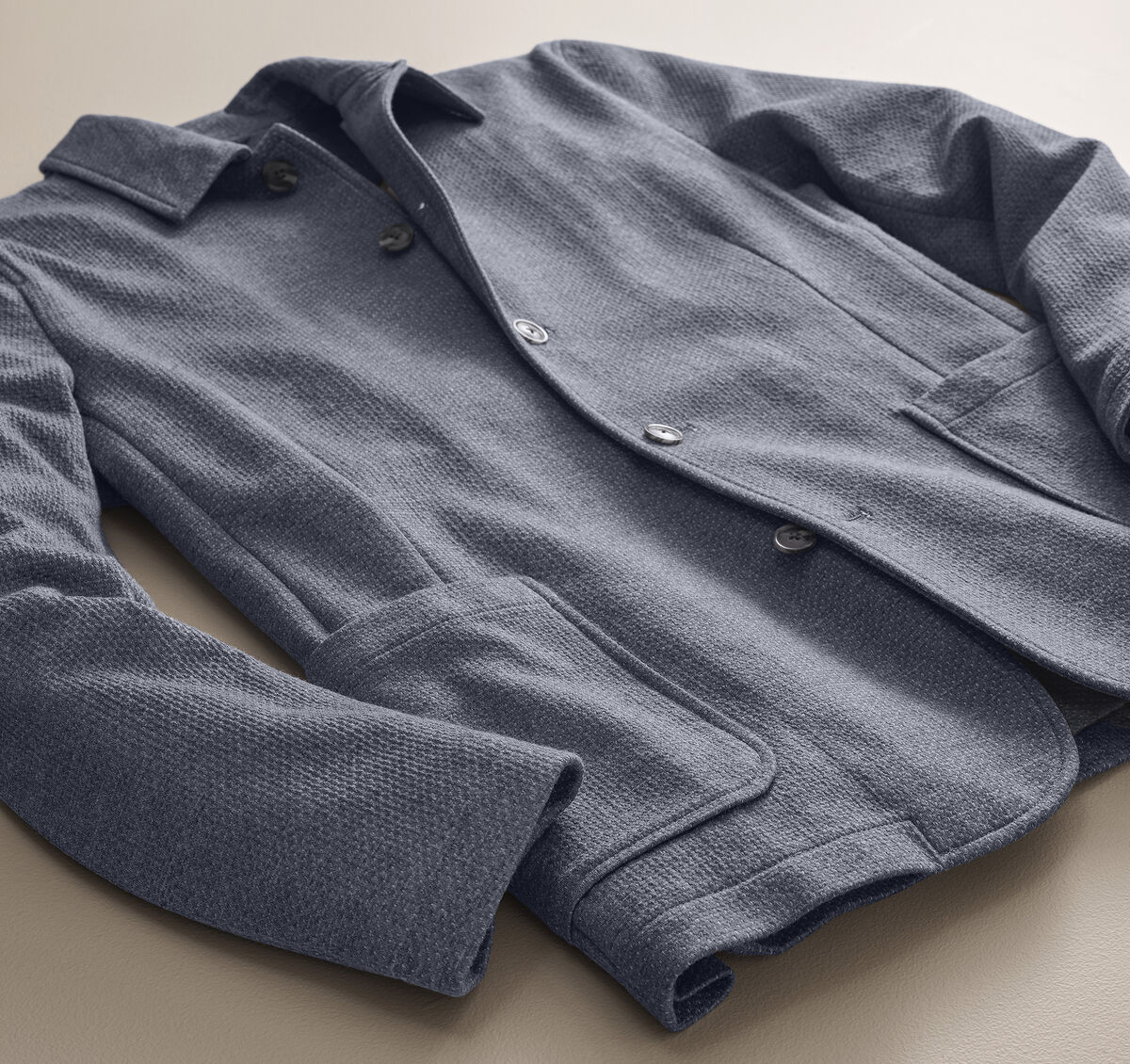 XC Flex&reg; Knit Full-Button Blazer image number null