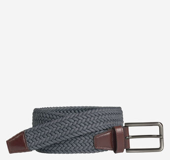 Woven Stretch-Knit Belt