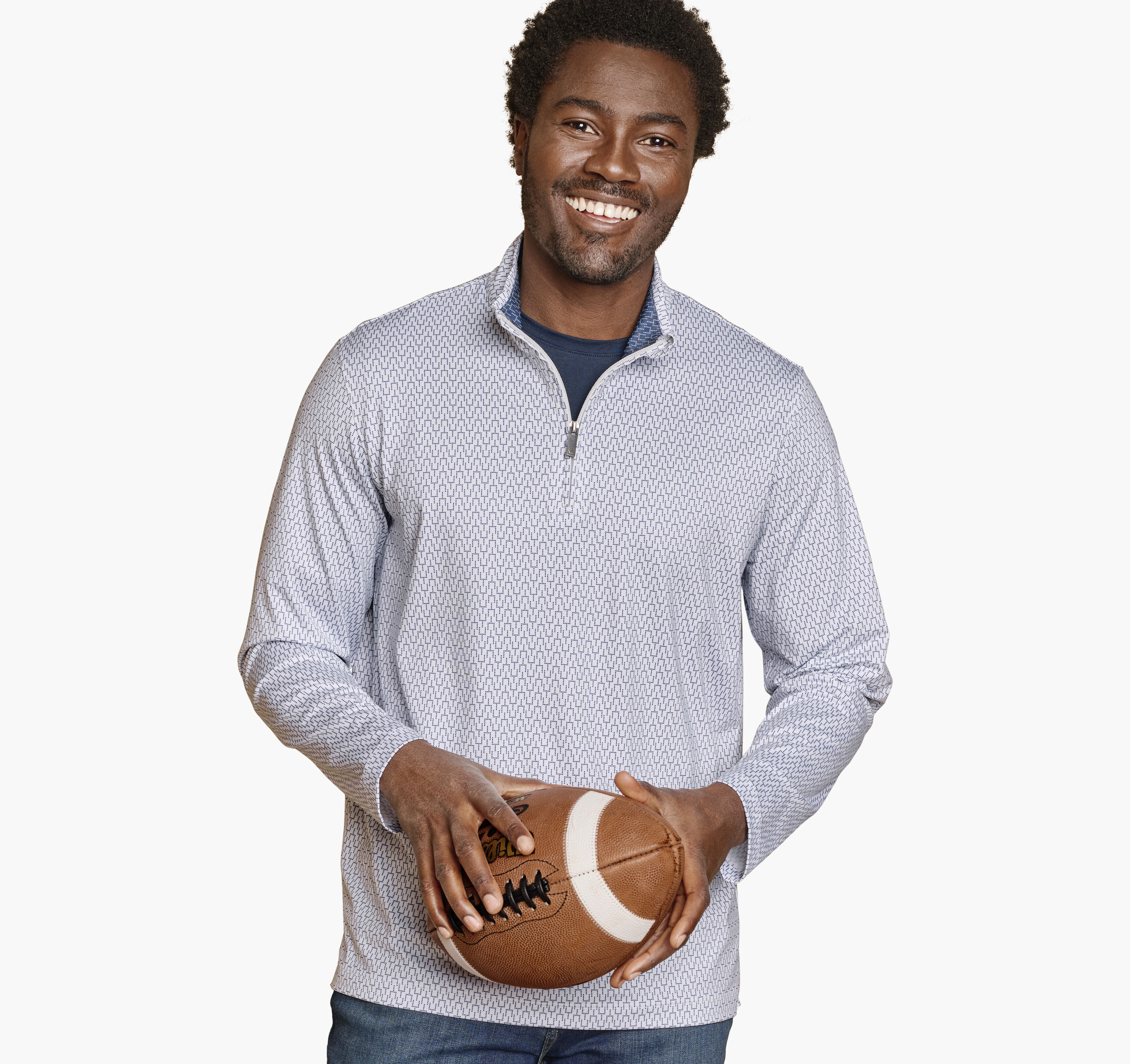 Game Day XC4® Goal Post Print Quarter-Zip