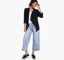 Draped Open-Front Blazer image number null