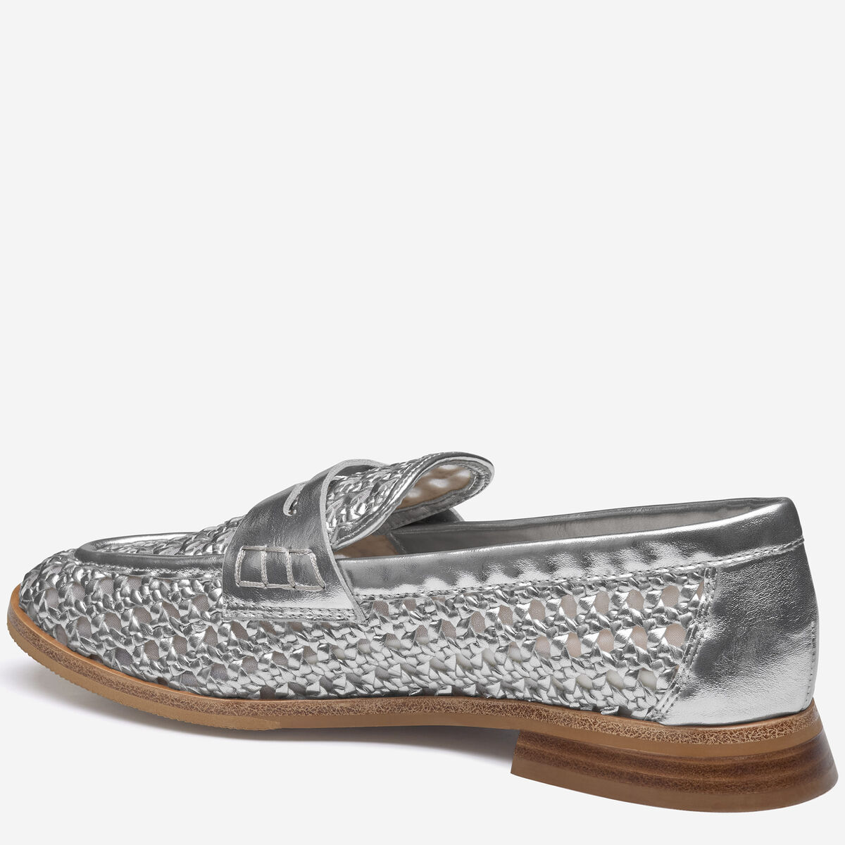 Gillian Woven Penny Loafer image number null