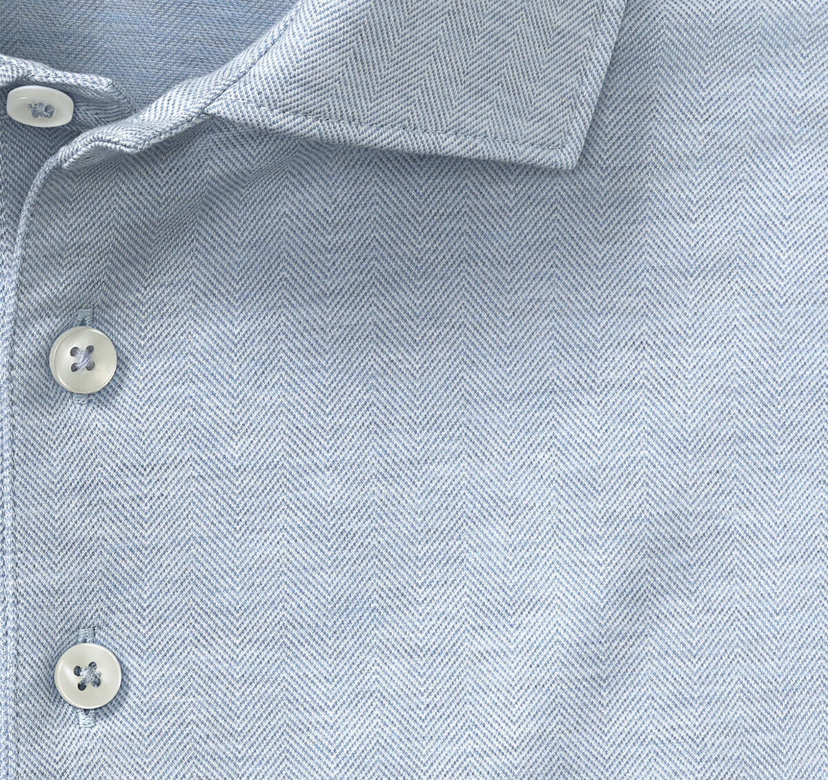 Herringbone Long-Sleeve Polo image number null