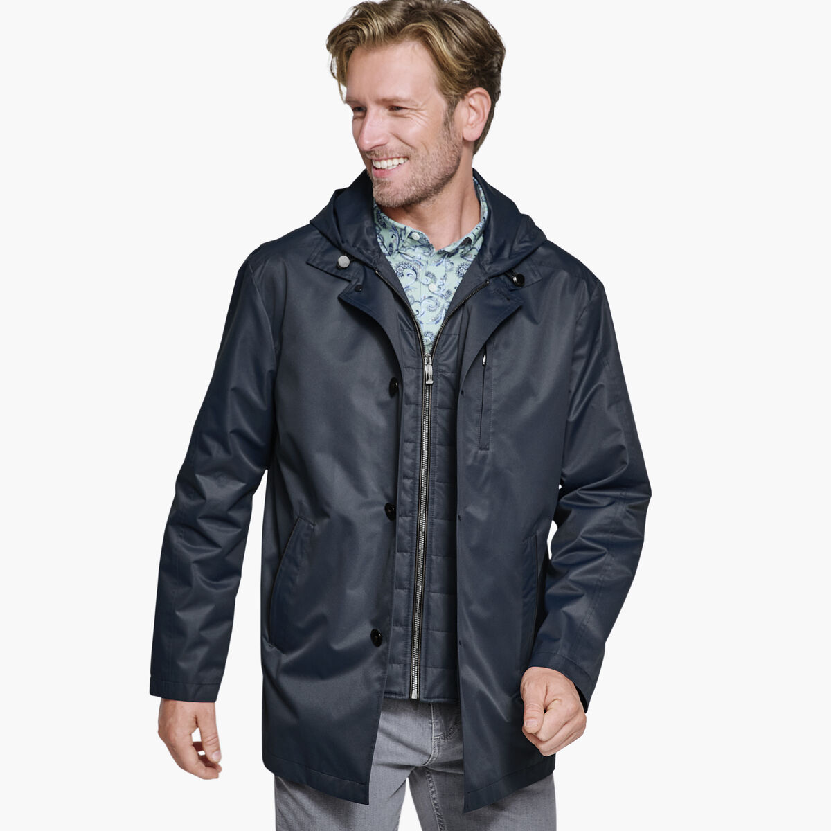 Upton Water-Resistant Raincoat image number null
