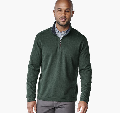 Icon Reversible Quarter-Zip - Forest/Navy