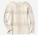 Plaid Boatneck Top image number null