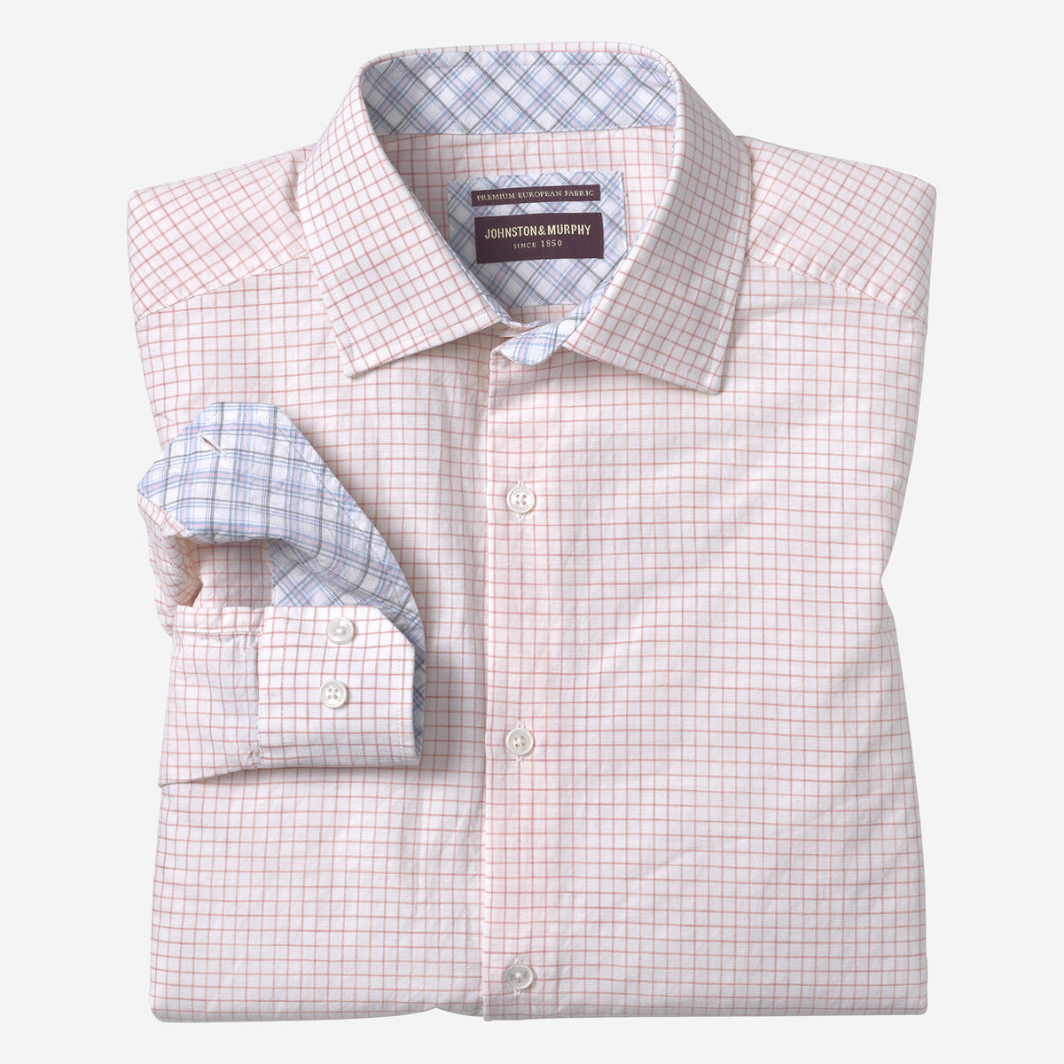 Linen-Blend Dress Shirt image number null