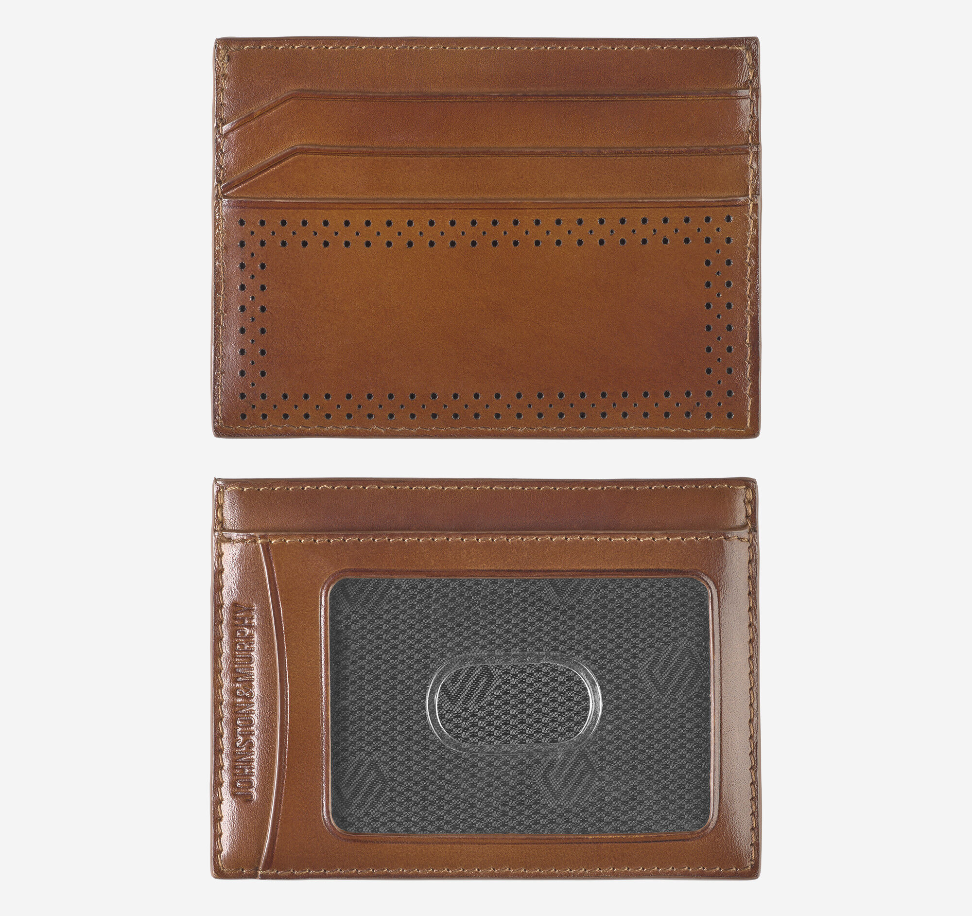 Men's Hudson Perforated Weekender Case | Johnston & Murphy
