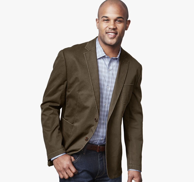 Washed Cotton Blazer Johnston & Murphy