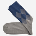 Argyle Colorblock Socks image number null
