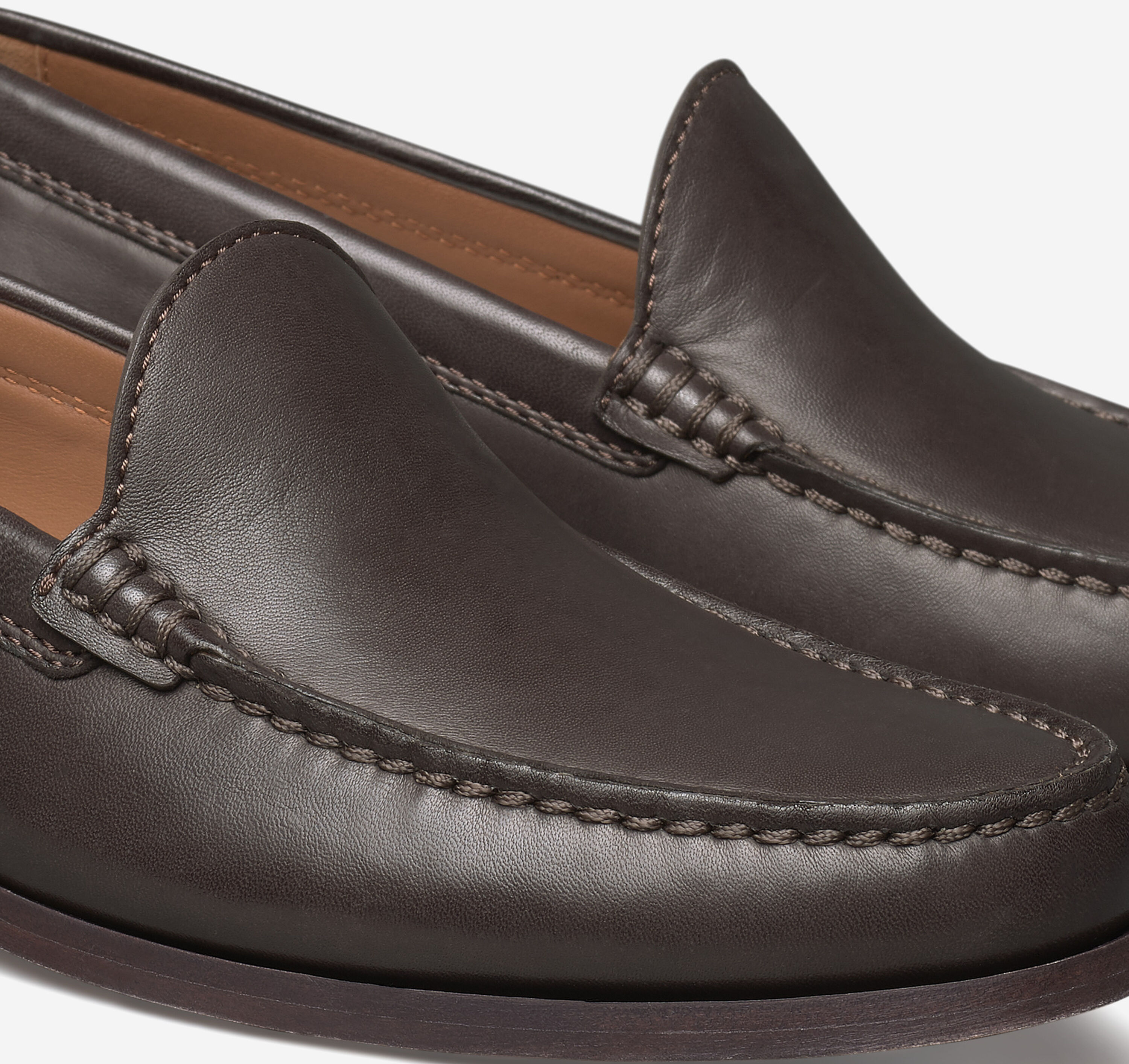 Johnston & Murphy Baldwin Venetian 20-6530 Brown Leather Loafers Mens Size 10 M Men main image 2