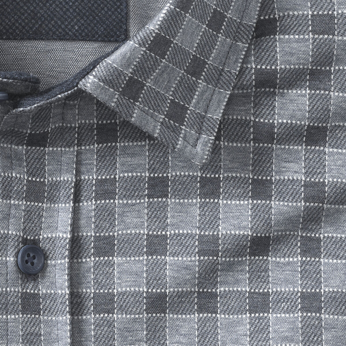 Button-Front Knit Shirt image number null