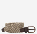 Woven Stretch-Knit Belt image number null