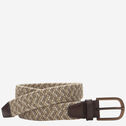 Woven Stretch-Knit Belt image number null