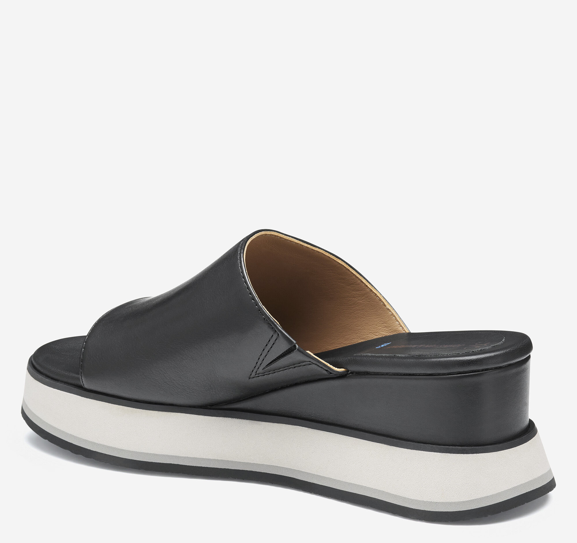 Women's Colleen Slide in Black Nappa Leather | Johnston & Murphy